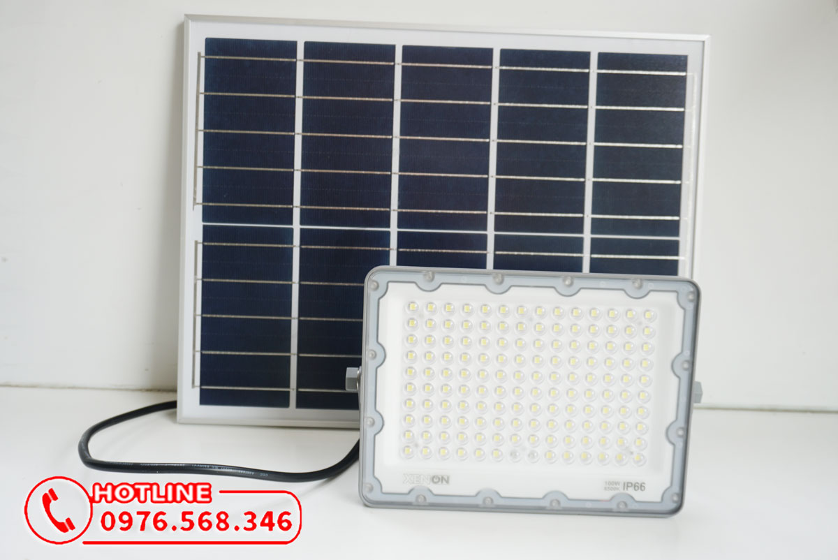 Đèn pha năng lượng mặt trời 100w